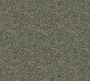 A.S. Création | Vliesová tapeta na stenu AP Arcade 39174-2 | 0,53 x 10,05 m | zelená, zlatá, vining ivy