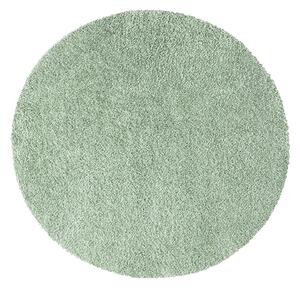 Dekorstudio Shaggy okrúhly koberec CITY 500 zelený Priemer koberca: 80cm