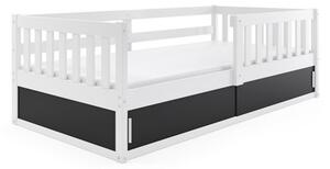 Detská posteľ SMART 80x160 cm Biela/čierna