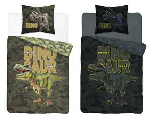 DETEXPOL Svietiace obliečky Dinosaur army Bavlna, 140/200, 70/80 cm