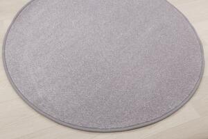 Vopi koberce Kusový koberec Eton sivý 73 kruh - 300x300 (priemer) kruh cm