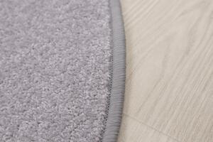 Vopi koberce Kusový koberec Eton sivý 73 kruh - 100x100 (priemer) kruh cm