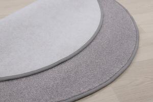 Vopi koberce Kusový koberec Eton sivý 73 kruh - 300x300 (priemer) kruh cm