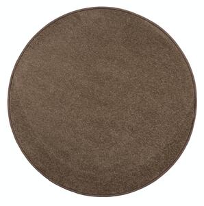 Vopi koberce Kusový koberec Eton hnedý 97 kruh - 120x120 (priemer) kruh cm