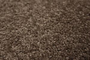 Vopi koberce Kusový koberec Eton hnedý 97 štvorec - 80x80 cm
