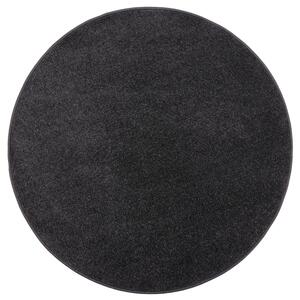 Vopi koberce Kusový koberec Eton čierny 78 kruh - 57x57 (priemer) kruh cm