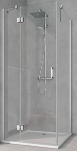 Kermi Osia sprchové dvere 90 cm výklopné strieborná lesklá/priehľadné sklo OSSTL09020VPK