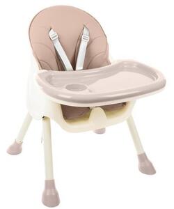Detská stolička 3v1 Kruzzel -ružová