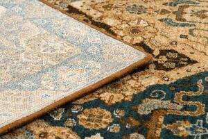 Vlnený koberec OMEGA Torino Orientálny, tmavohnedý
