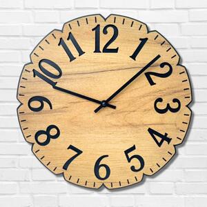 Karlsdesign.sk - Drevené nástenné hodiny - VICTORY - 30cm , Biela