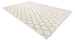 Šnúrkový koberec SIZAL BOHO 46211061 vzorovaný, béžový