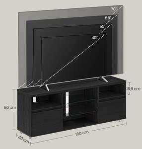 Stolík pod televízor s LED osvetlením LTV331T21