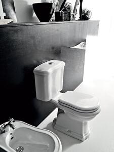 Kerasan, RETRO WC sedátko, Soft Close, čierna matná/chróm, 108831