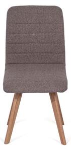 Sivé/béžové jedálenské stoličky v súprave 2 ks Veva - Selection