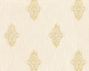 A.S. Création | Vliesová tapeta na stenu Luxury Wallpaper 31946-2 | 0,53 x 10,05 m | krémová, zlatá