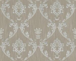 A.S. Création | Vliesová tapeta na stenu Metallic Silk 30658-3 | 0,53 x 10,05 m | edá, strieborná