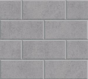 A.S. Création | Vliesová tapeta na stenu Versace 34322-4 | 0,70 x 10,05 m | šedá