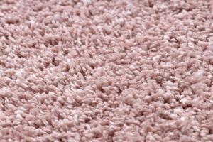 Okrúhly koberec BERBER 9000, ružový - strapce, Berber, Maroko, Shaggy
