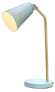 Pauleen True Charm stolná lampa, svetlomodrá/zlatá