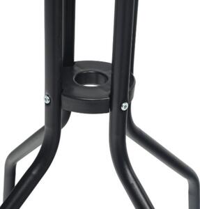 Balkónová zostava BISTRO SET čierna