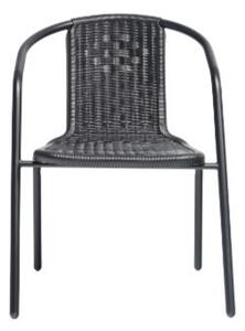 Balkónová zostava BISTRO SET čierna