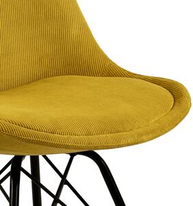 Žltá jedálenská stolička Eris - Actona