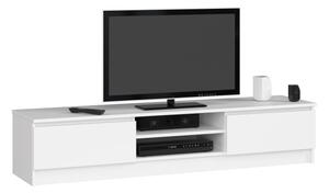 Stolík pod TV RTV K 160 CLP biely