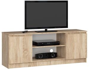 Stolík pod TV RTV 140 2D 1P sonoma