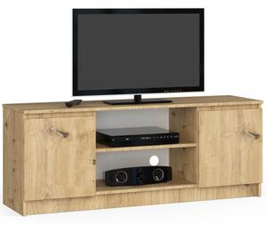 Stolík pod TV RTV 140 2D 1P dub artisan