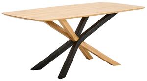 JEDÁLENSKÝ STÔL, dub, čierna, farba duba, 180/90/75 cm Linea Natura - Obývacie zostavy