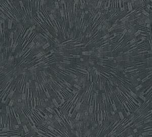 A.S. Création | Vliesová tapeta na stenu Titanium 3 38203-5 | 0,53 x 10,05 m | čierna, hnedá, šedá