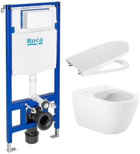 Set WC misa Roca Ona A346687S00, podomietková konštrukcia Roca Duplo A890070020, A801E12001