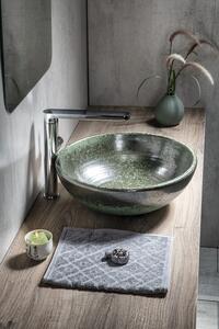 Sapho, ATTILA keramické umývadlo, priemer 42,5cm, keramické,slonová kost farba, DK005
