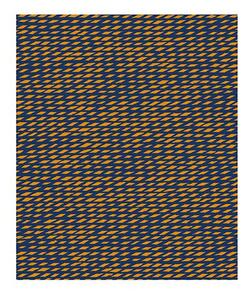 PRESENT TIME Deka Tuned Mesh – modro–žltá 180 × 150 cm