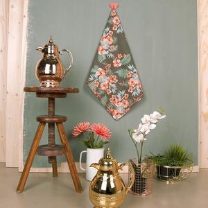 PRESENT TIME Sada 2 ks − Bavlnená utierka Floral 55 × 65 cm