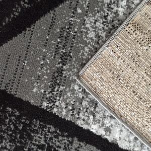 Kusový koberec HASTE Geometria - čierny