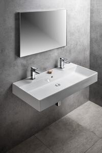 GSI, KUBE X keramické umývadlo na dosku, 60x37 cm, oválne, biela ExtraGlaze, 945811
