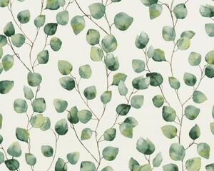 A.S. Création | Vliesová tapeta na stenu Greenery 37044-1 | 0,53 x 10,05 m | zelená, biela