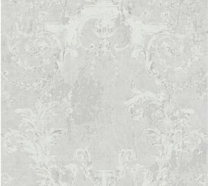 A.S. Création | Vliesová tapeta na stenu History of Art 37653-1 | 0,53 x 10,05 m | biela, šedá