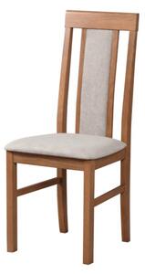 Jedálenská stolička NILA 2 NEW dub stirling/béžová