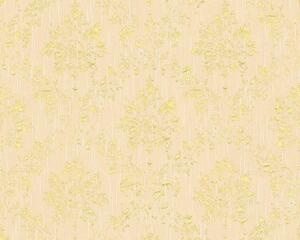 A.S. Création | Vliesová tapeta na stenu Metallic Silk 30662-3 | 0,53 x 10,05 m | krémová, zlatá