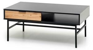 Konferenčný stolík MIRANO, 110x46x60, dub artisan/čierna