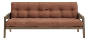 Oranžová rozkladacia pohovka 204 cm Grab - Karup Design