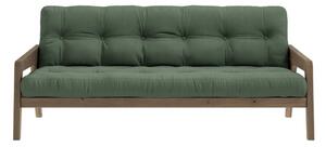 Zelená rozkladacia pohovka 204 cm Grab - Karup Design