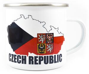 Slovenské Srdce Plechový Hrnček Czech Republic