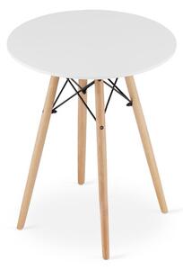Jedálenský stôl TODI 60 cm - buk/biela
