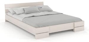 Luxusná posteľ Sisko z borovicových hranolov, 180x200cm, biela