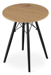 Jedálenský stôl TODI 60 cm - čierna/dub