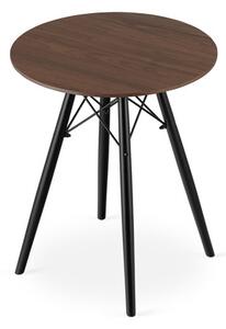Jedálenský stôl TODI 60 cm - čierna/jaseň