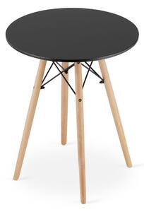 Jedálenský stôl TODI 60 cm - buk/čierna